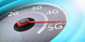 speedometer with different internet speeds instead of MPH